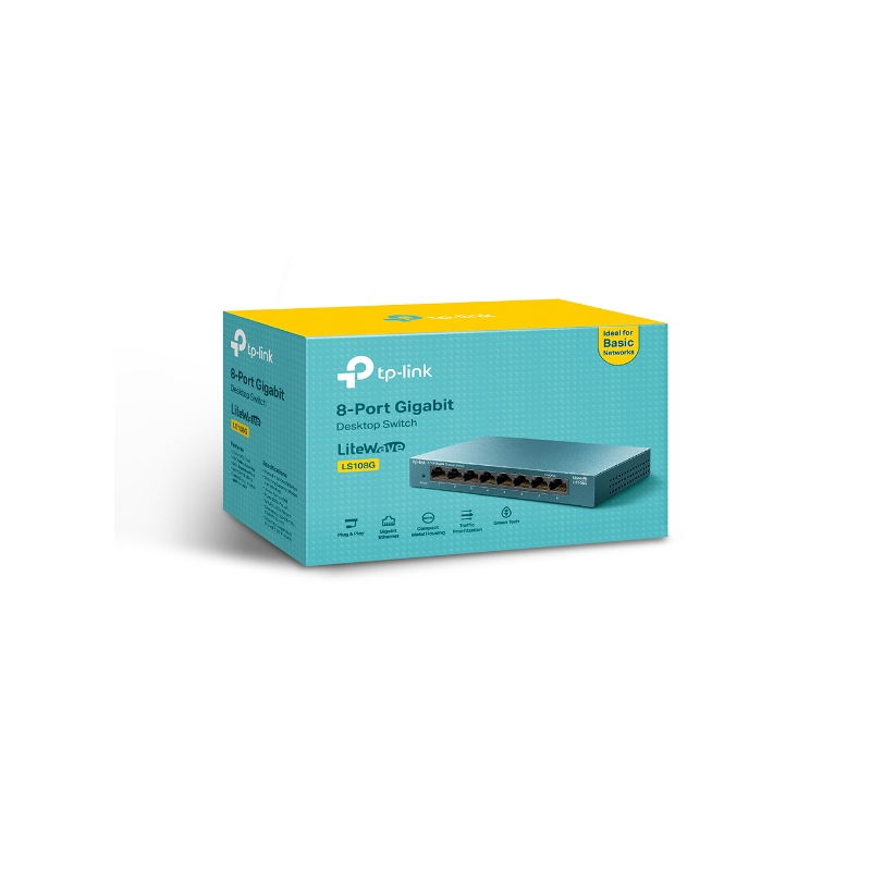 Stikalo (switch) TP-Link LS108G, 8-port