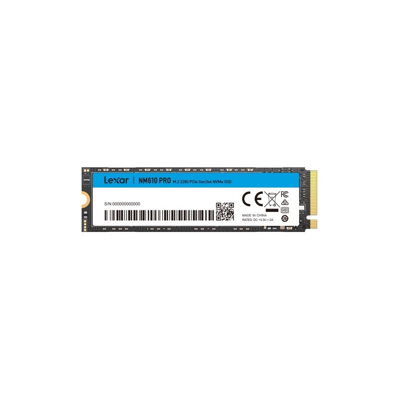 SSD disk 2TB M.2 NVMe, Lexar NM610 Pro (LNM610P002T-RNNNG)