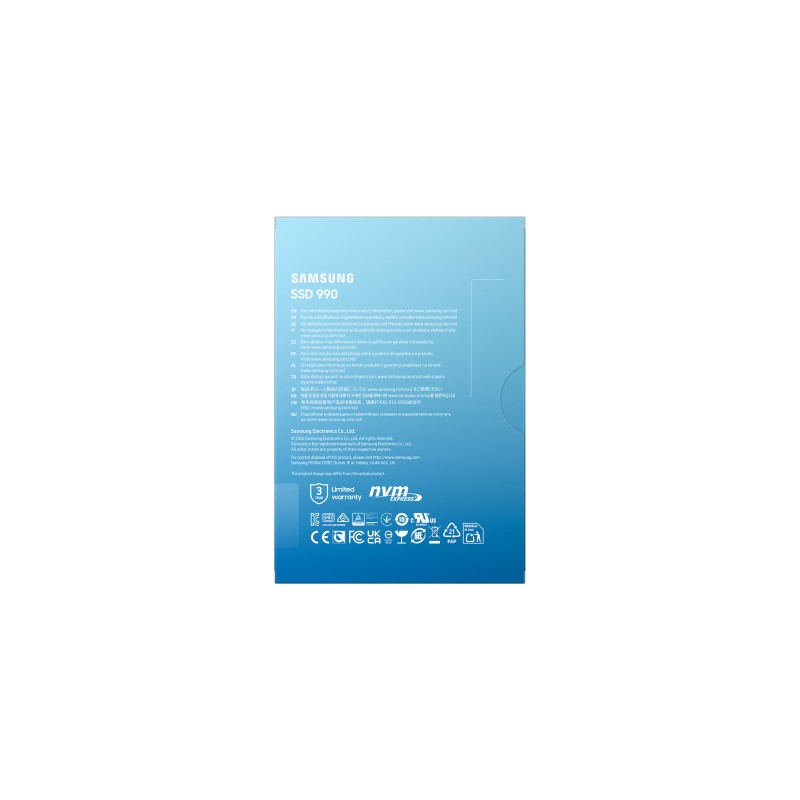 SSD disk 1TB M.2 NVMe, Samsung 990 (MZ-V9V1T0BW)