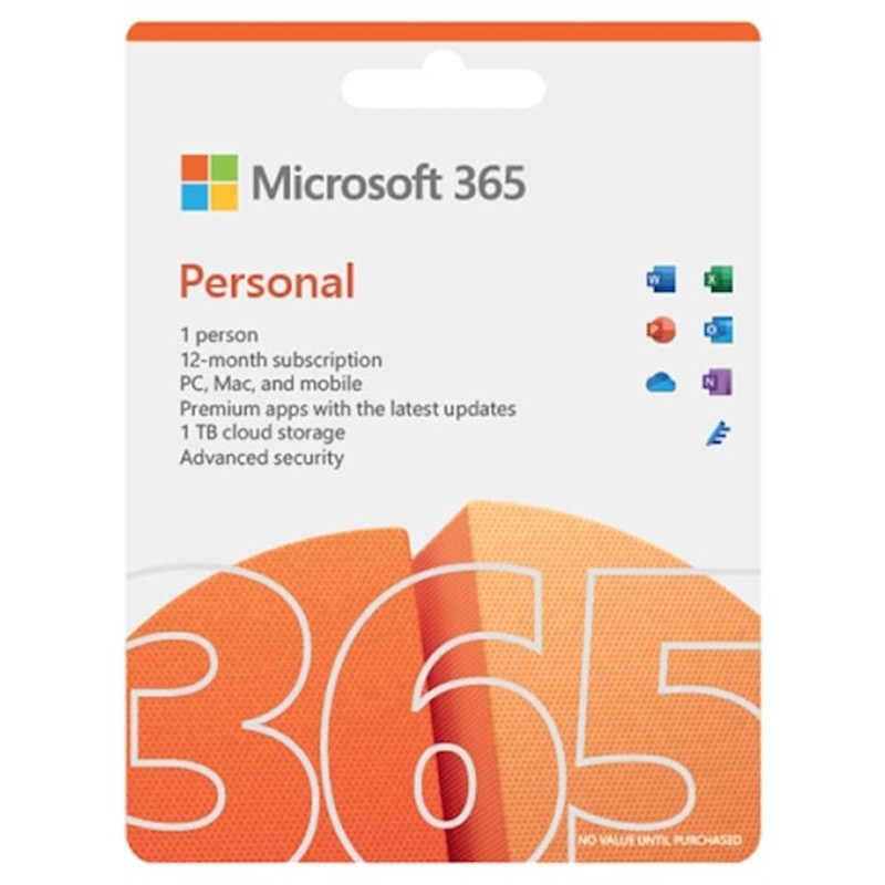 Microsoft 365 Personal, letna naročnina, slovenski jezik