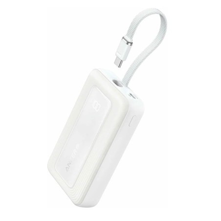 Anker polnilna baterija 10.000 mAh + kabel Tip-c, bela