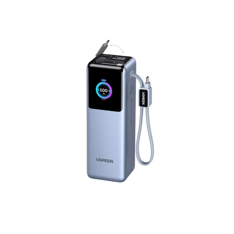 Prenosna polnilna baterija Ugreen 25.000mAh, 200W s pametnim digitalnim zaslonom