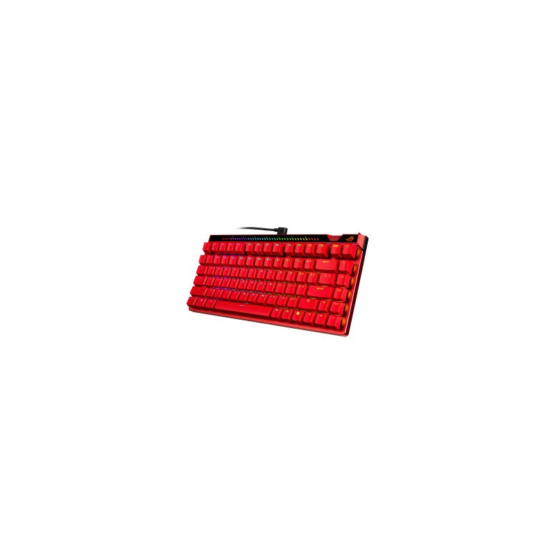 Tipkovnica ASUS ROG Falchion Ace 75HE, ROG HFX V2 Mag Analog, RGB, US, rdeča