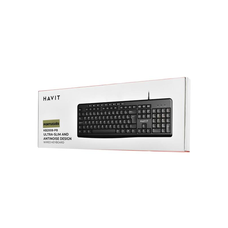 Tipkovnica HAVIT HV-KB2008, SLO, črna