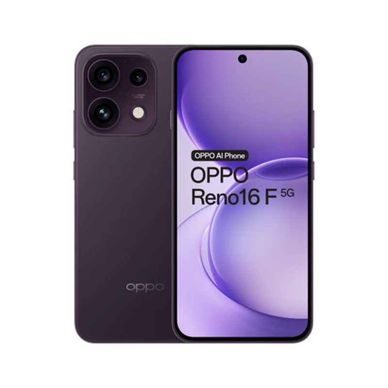 Pametni telefon OPPO Reno16 F 5G, 256GB, vijoličen