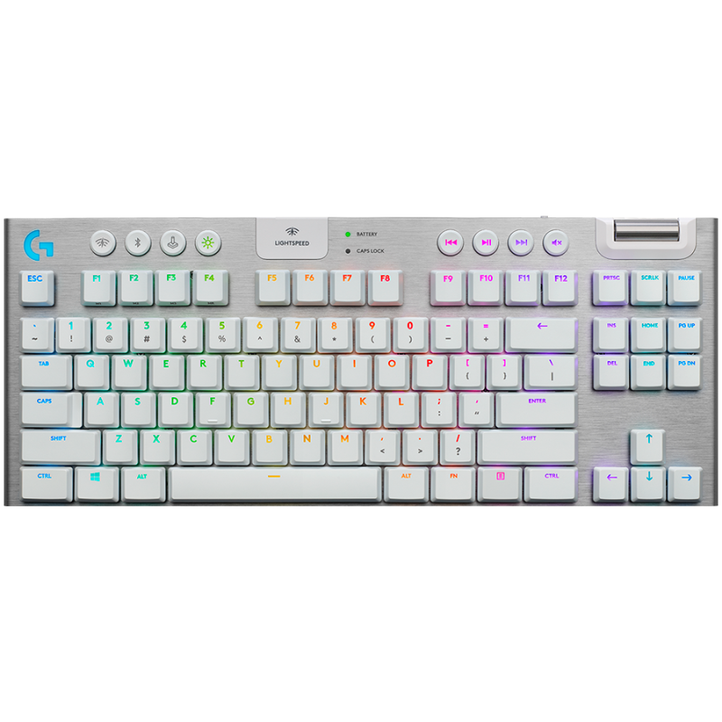 Tipkovnica Logitech G915 X LIGHTSPEED, US, bela