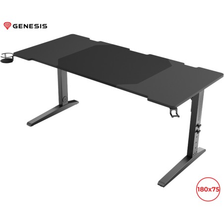 Gaming miza Genesis Holm Modular 180, RGB, črna