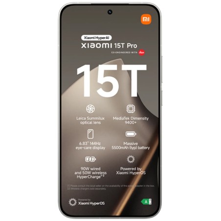 Pametni telefon Xiaomi 15T Pro, 256GB, siv
