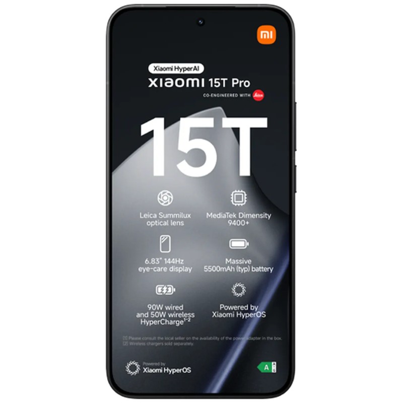 Pametni telefon Xiaomi 15T Pro, 1TB, črn