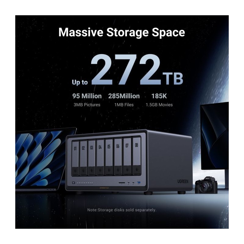 NAS strežnik Ugreen NASync DXP8800 Plus