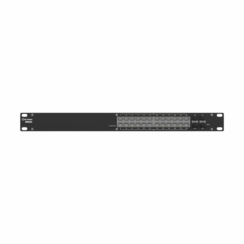 Stikalo (switch) Teltonika SWM282, 24-port, PoE+, SFP