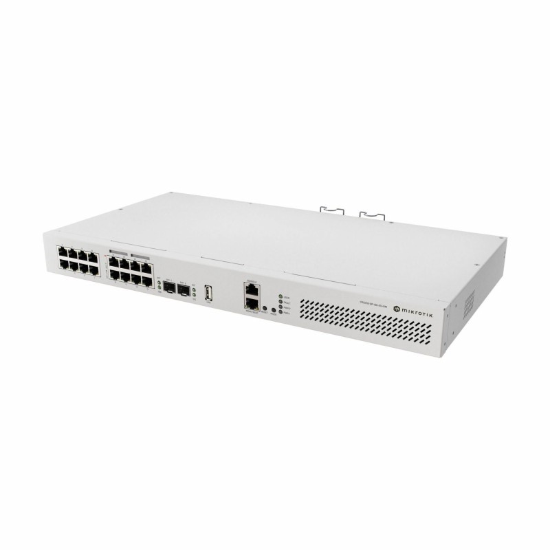 Stikalo (switch) Mikrotik CRS418-8P-8G-2S+RM, 16-port, SFP+, PoE