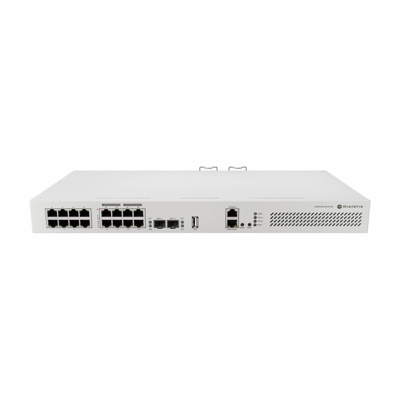 Stikalo (switch) Mikrotik CRS418-8P-8G-2S+RM, 16-port, SFP+, PoE