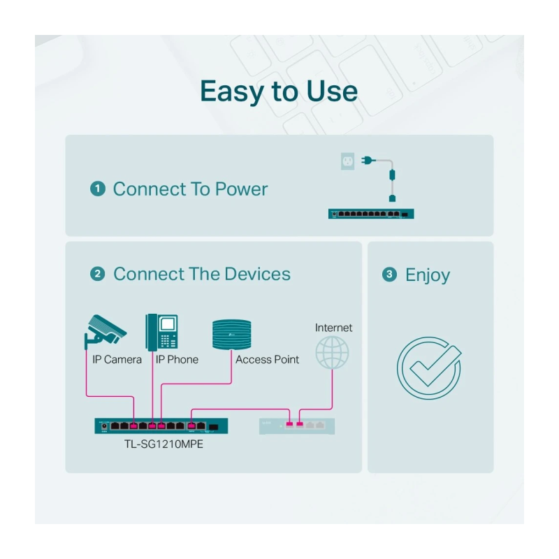 Stikalo (switch) TP-Link TL-SG1210MPE, 10-port, PoE+
