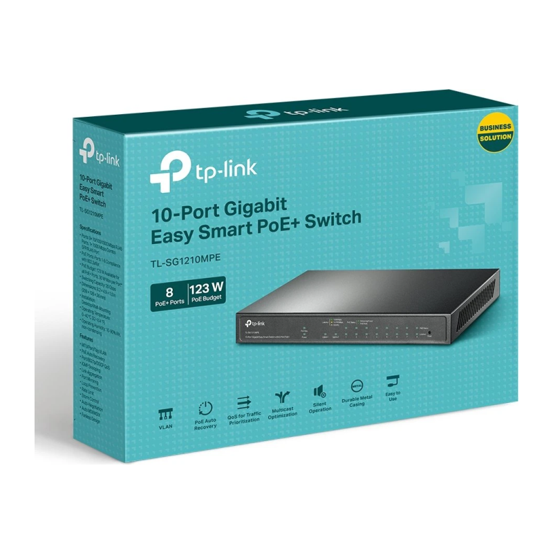 Stikalo (switch) TP-Link TL-SG1210MPE, 10-port, PoE+