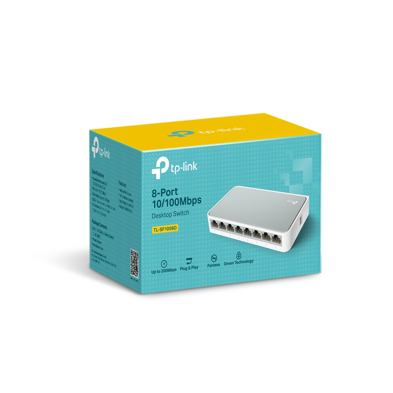 Stikalo (switch) TP-Link SF1008D, 8-port
