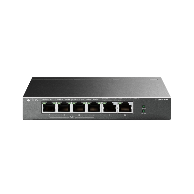 Stikalo (switch) TP-Link TL-SF1006P, 6-port, PoE+