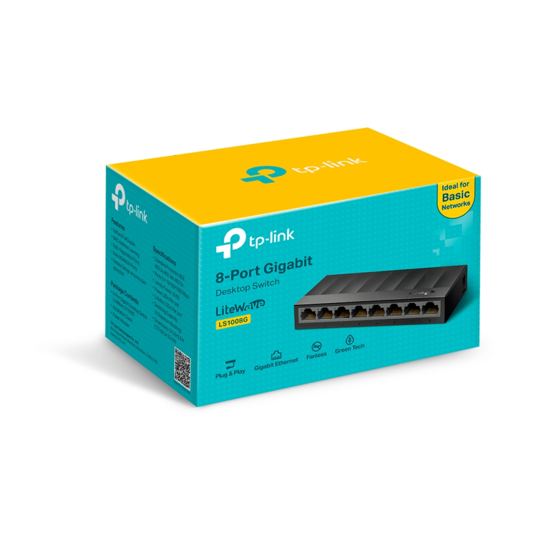 Stikalo (switch) TP-Link LS1008G, 8-port