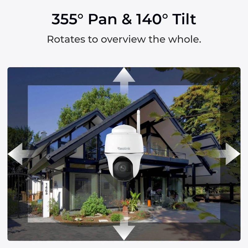 IP Kamera Reolink Argus PT Light B420 + Solarni panel