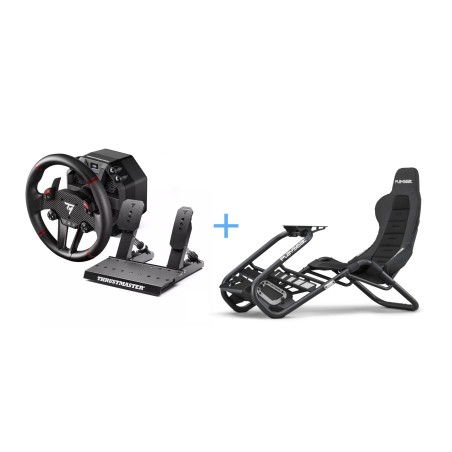 Volan THRUSTMASTER T598 + igralni stol PLAYSEAT TROPHY, črn