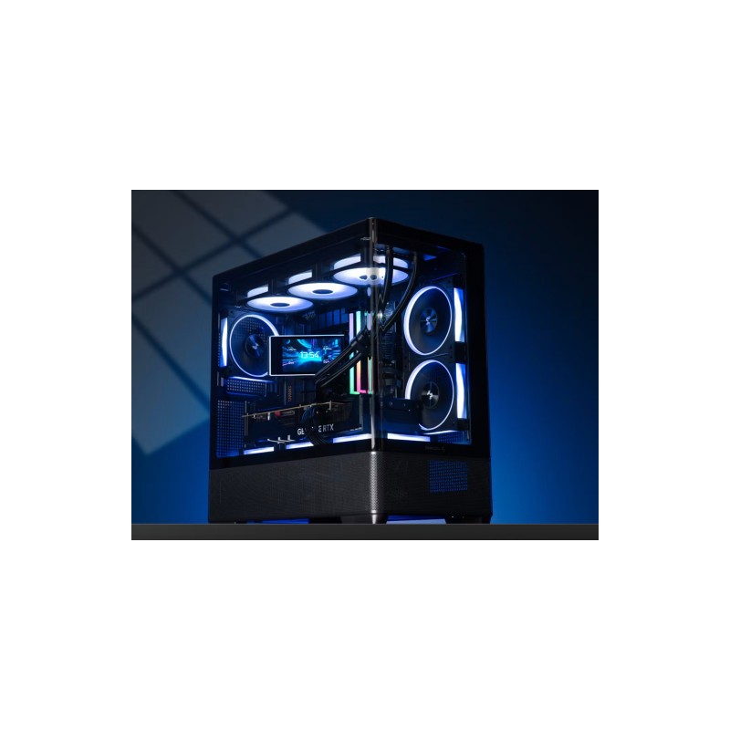 Vodno hlajenje DeepCool LT360 VISION, 360mm, LCD, ARGB, črn