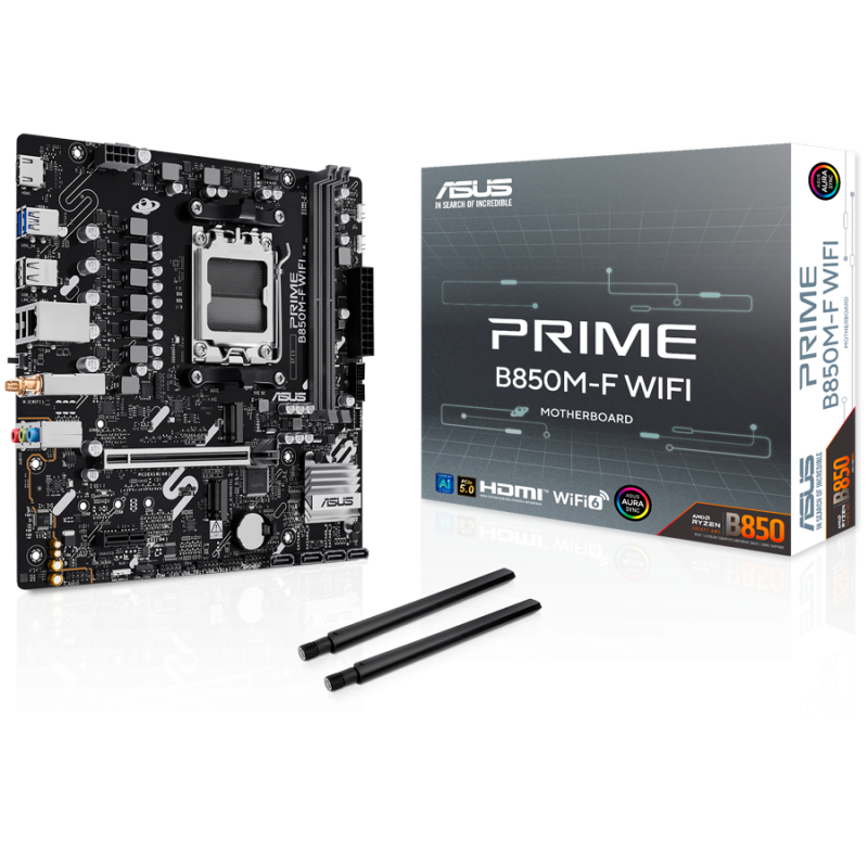 Matična plošča ASUS PRIME B850M-F WIFI, AM5, mATX, DDR5