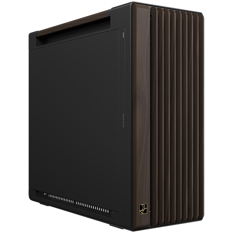 Ohišje ASUS ProArt PA602 Wood Edition Modern, črn