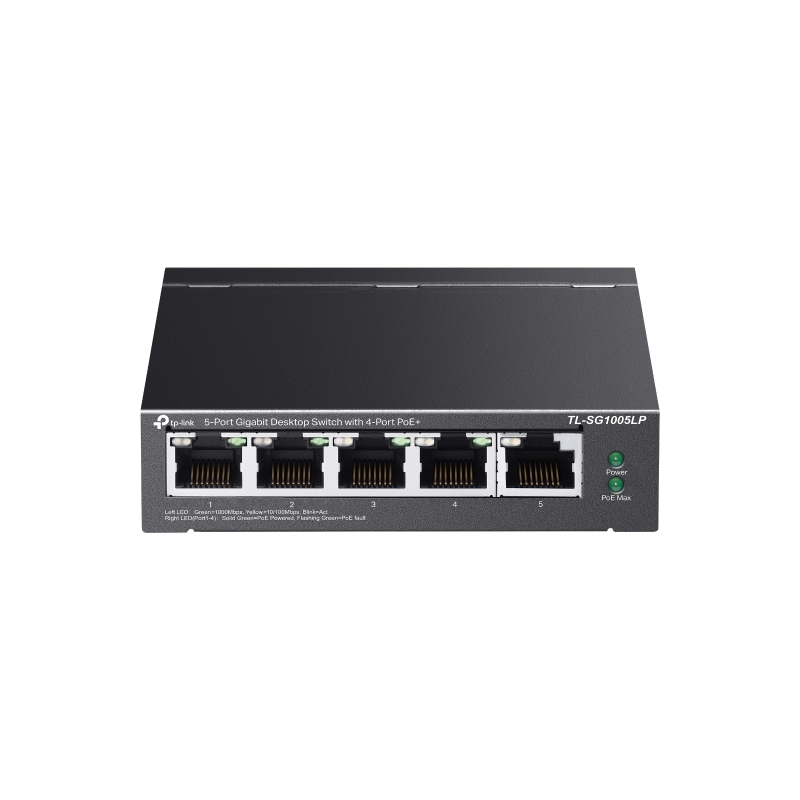 Stikalo TP-Link TL-SG1005LP, 5-port, PoE+