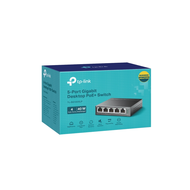 Stikalo TP-Link TL-SG1005LP, 5-port, PoE+
