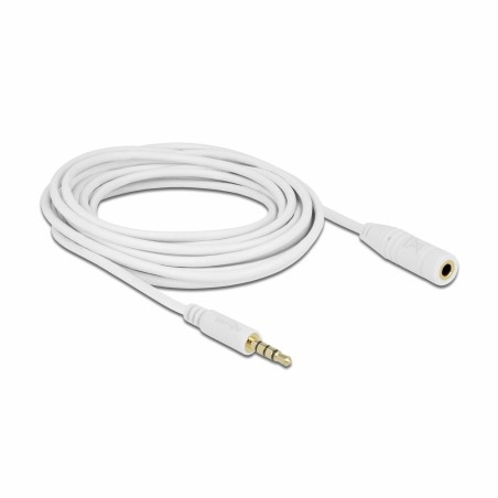 Podaljšek Delock AVDIO 3.5M-3.5Ž 4pin 5m bel 84484