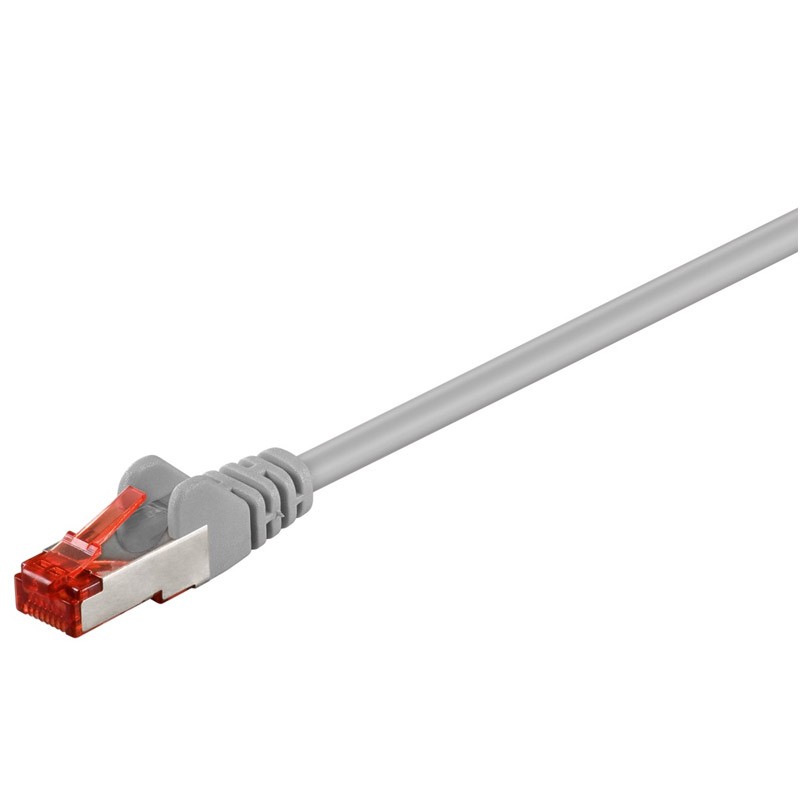 Mrežni kabel Goobay S/FTP CAT6, 0,25m, siv