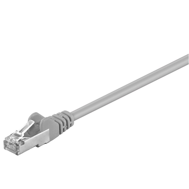 Mrežni kabel Goobay F/UTP CAT5e, 1m, siv