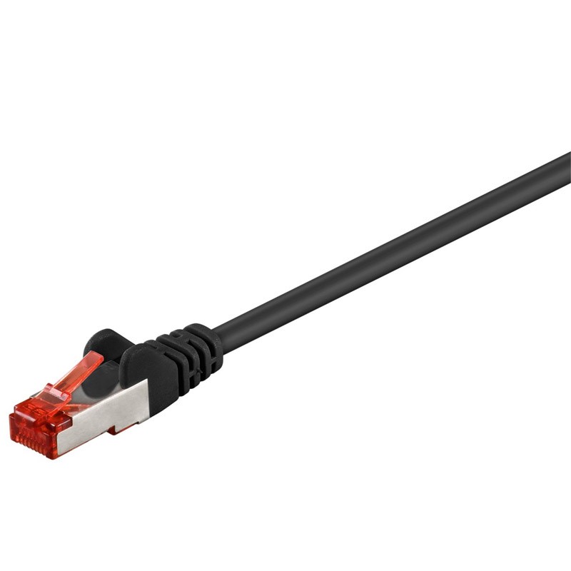 Mrežni kabel Goobay S/FTP (PiMF) CAT6, 3m, črn