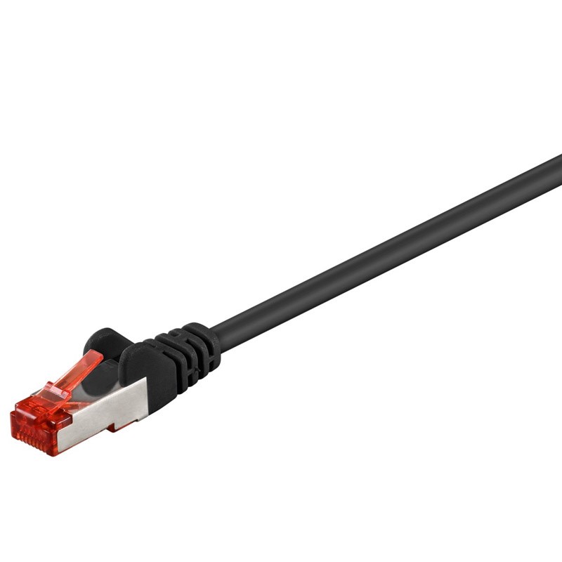 Mrežni kabel Goobay S/FTP (PiMF) CAT6, 5m, črn