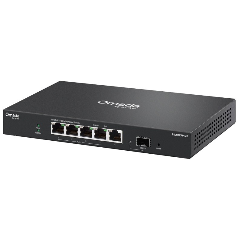 Stikalo (switch) TP-Link Omada ES206XPP-M2, 5-port, SFP+, PoE++