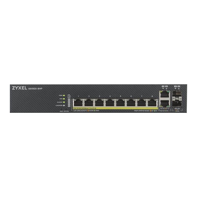 Stikalo (switch) ZyXEL GS1920-8HPv2, 10-port, SFP
