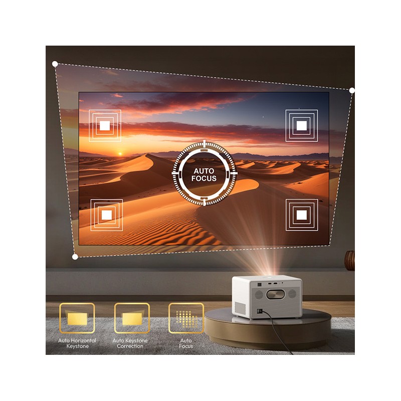 Projektor Byintek PLATO T5 MAX, bel