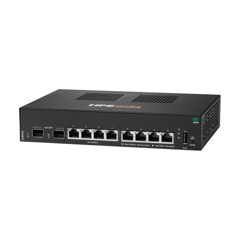 Stikalo (switch) HPE Aruba Networking CX 6000, 8-port, SFP
