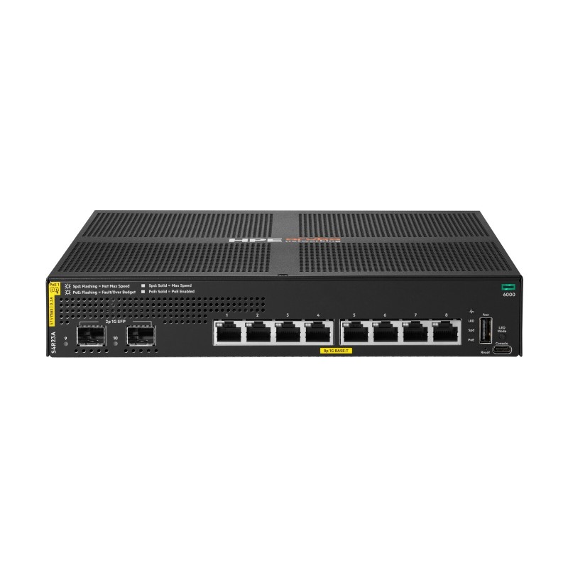 Stikalo (switch) HPE Aruba Networking CX 6000, 8-port, PoE, SFP