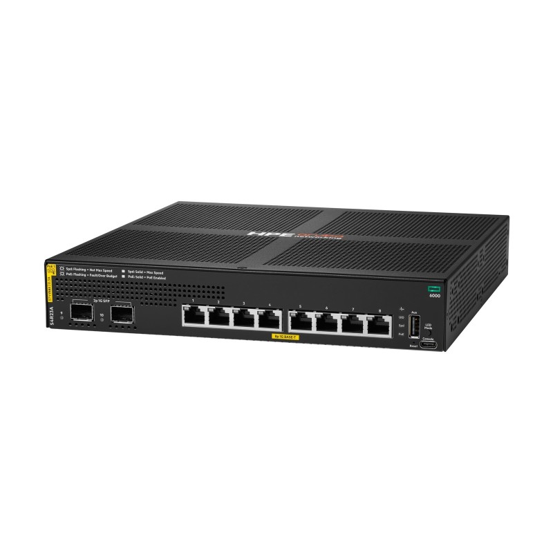 Stikalo (switch) HPE Aruba Networking CX 6000, 8-port, PoE, SFP
