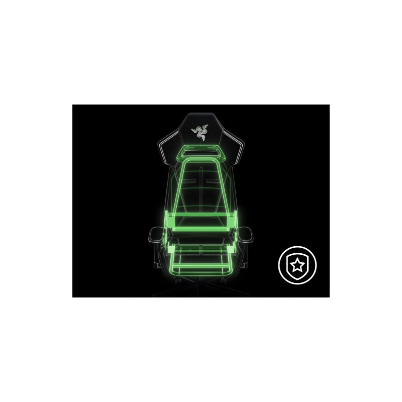 Gaming stol Razer Soma Chroma RGB, črn