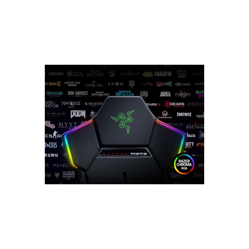 Gaming stol Razer Soma Chroma RGB, črn