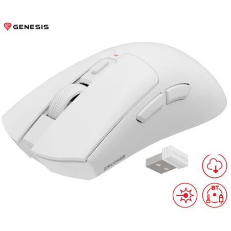 Miška Genesis Zircon 880, bela