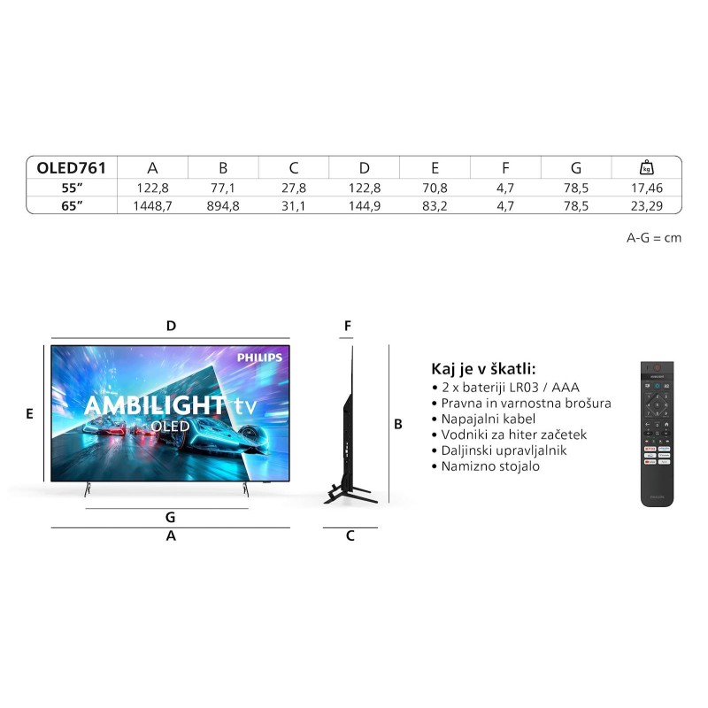 Televizor Philips 55OLED761