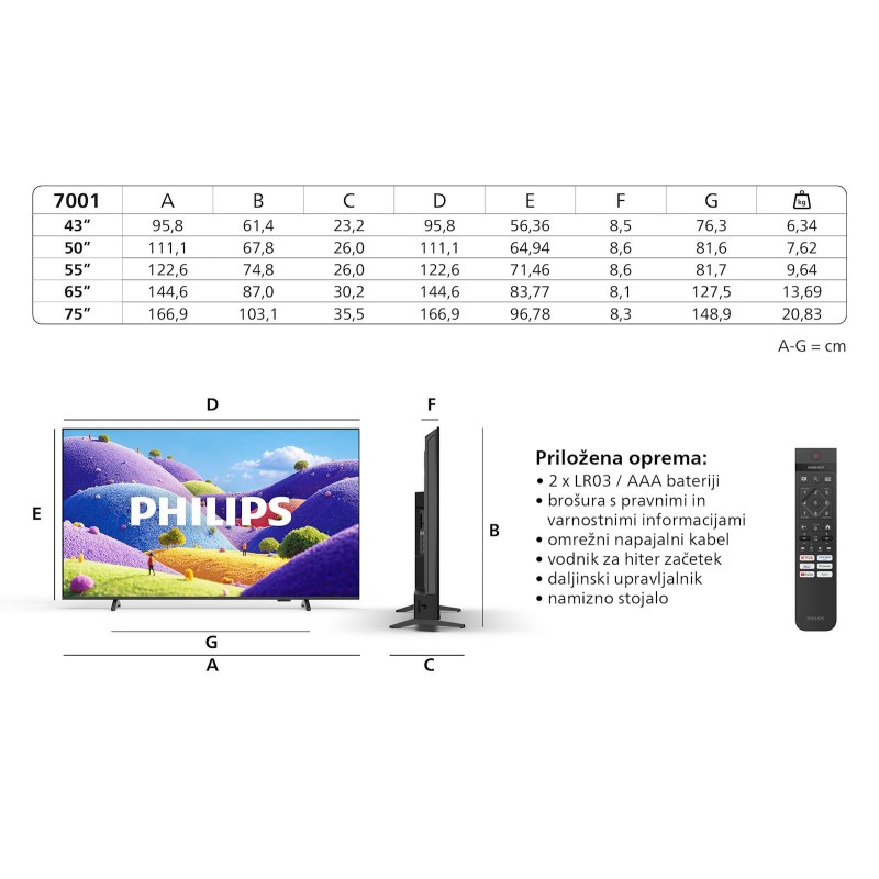 Televizor Philips 50PUS7001