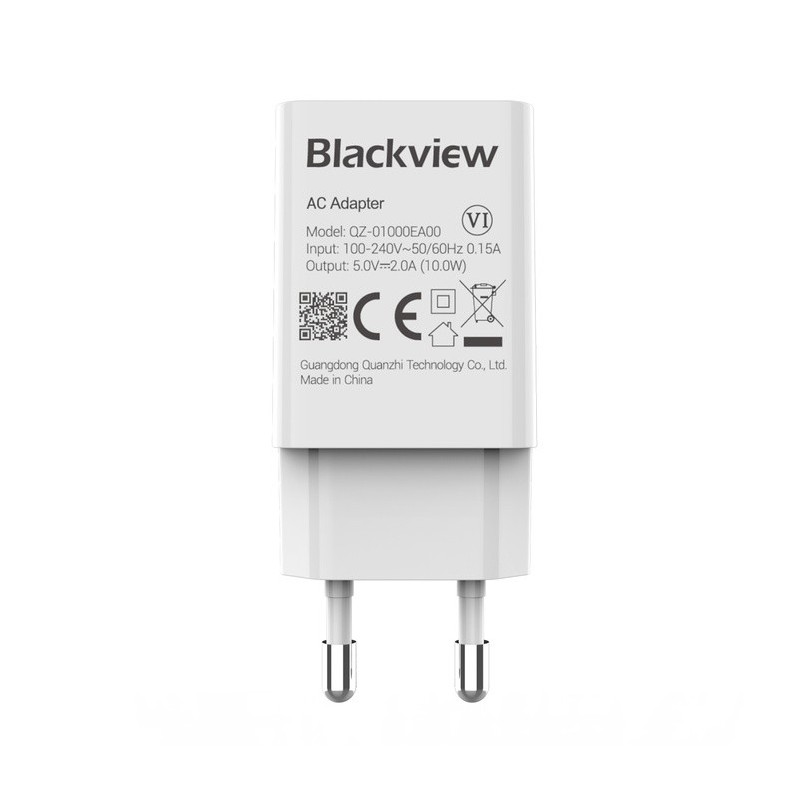 Polnilec Blackview ADAPTER, 10W, 1x USB-A, bel