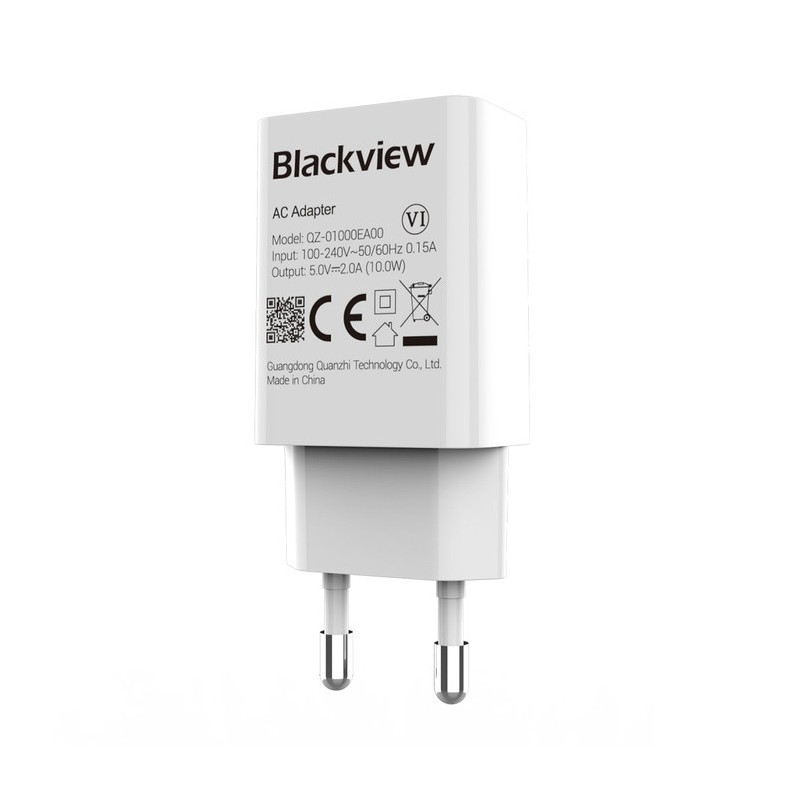 Polnilec Blackview ADAPTER, 10W, 1x USB-A, bel