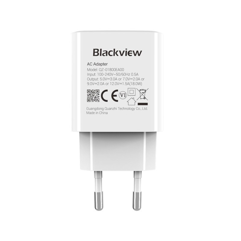 Polnilec Blackview ADAPTER, 18W, 1x USB-A, bel