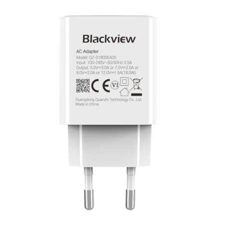 Polnilec Blackview ADAPTER, 18W, 1x USB-A, bel