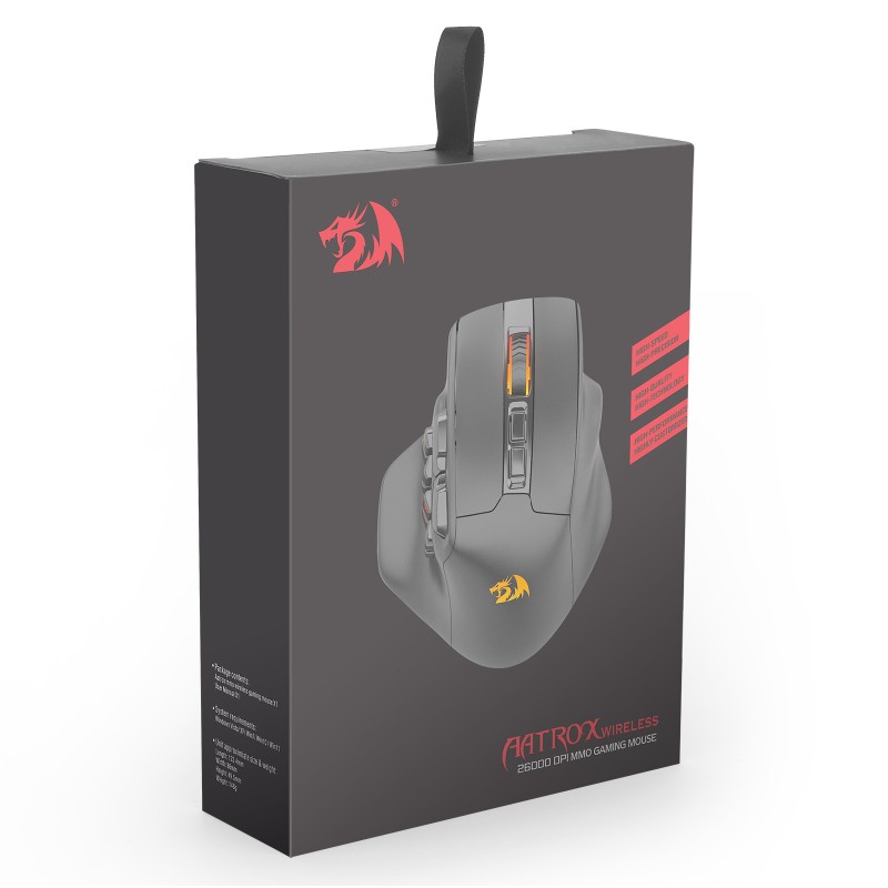 Miška RedRagon Aatrox Pro M811-RGB, črna